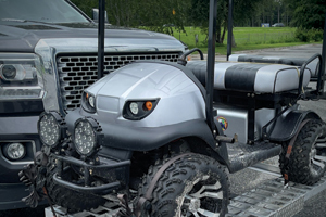 cricket-carts-fit-on-hauler-rack-front-or-rear-of-truck-golf-cart | Cricket Mini Golf Carts cricket-carts-fit-on-hauler-rack-front-or-rear-of-truck-golf-cart