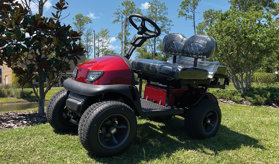 2023-cricket-mini-golf-cart-grasshopper-lifted-model-candy-apple-red-street-tires-RX5