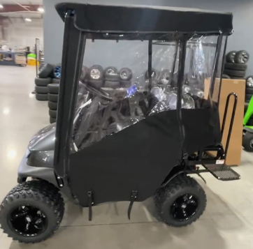 cricket-mini-golf-cart-sunbrella_rain_enclosure_full_top